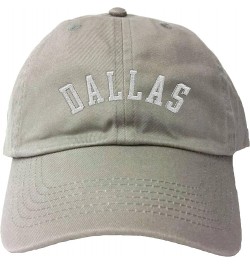 Dallas Arch City Dad Deluxe Trucker Flatbill Baseball Embroidered Hat Dad Grey $14.51 Baseball Caps