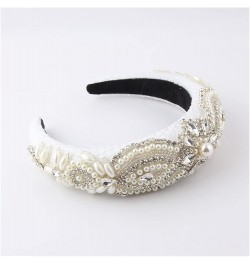 YANLITIAN Sponge Baroque Headband Ladies Light Luxury Rhinestone Pearl Personality Personalised Headband Suit (Color : 3) 2 $...