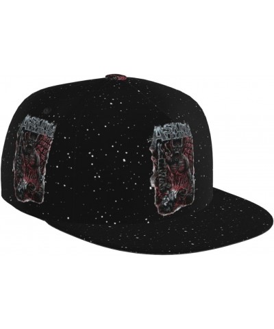 Asking Musics Alexandria Unisex Outdoor Fashion Flat Brim Baseball Cap Black $10.57 Baseball Caps