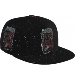 Asking Musics Alexandria Unisex Outdoor Fashion Flat Brim Baseball Cap Black $10.57 Baseball Caps