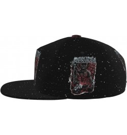 Asking Musics Alexandria Unisex Outdoor Fashion Flat Brim Baseball Cap Black $10.57 Baseball Caps