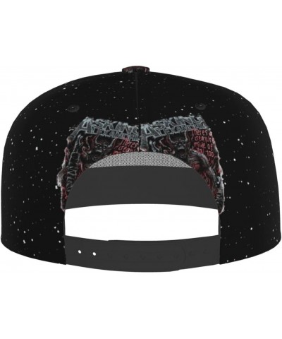 Asking Musics Alexandria Unisex Outdoor Fashion Flat Brim Baseball Cap Black $10.57 Baseball Caps