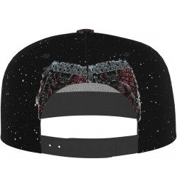 Asking Musics Alexandria Unisex Outdoor Fashion Flat Brim Baseball Cap Black $10.57 Baseball Caps