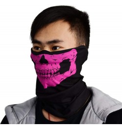 3 Pack Skull Bandanas for Men Neck Gaiters for Women Motorcycle Face Mask Sun Dust Protection Seamless Scarf Balaclava 3 Pack...