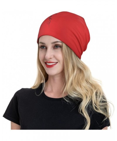 Bee Kind LGBT Beanie Hat Men Winter Warm Hat Women Knit Stocking Hat Slouchy Skull Cap Hedging Hat Black Red $10.55 Skullies ...