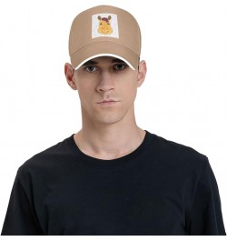 Cartoon Horse Head Picture Casual General Baseball Cap Black : Comfortable, Light Natural $13.07 Baseball Caps