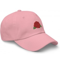 Rose hat, Embroidered Unisex Baseball hat, June Birth Flower hat, June Birth Flower Gift. Pink $21.54 Baseball Caps