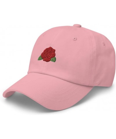 Rose hat, Embroidered Unisex Baseball hat, June Birth Flower hat, June Birth Flower Gift. Pink $21.54 Baseball Caps