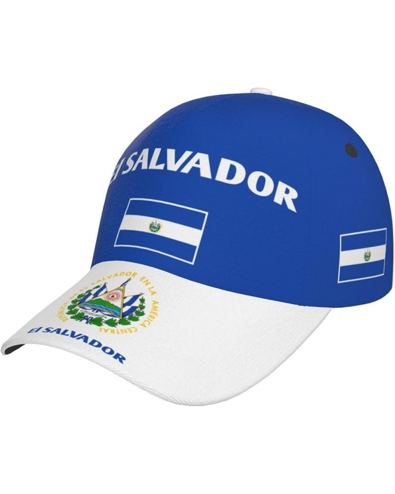 el Salvador hat 3D Print Classic Baseball Cap Snapback Flat Bill Hip Hop Hats Fashion El Salvador 1 $14.79 Baseball Caps