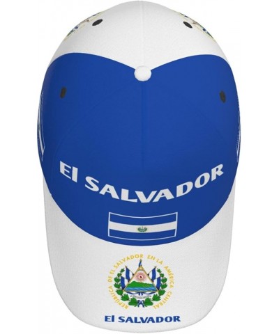 el Salvador hat 3D Print Classic Baseball Cap Snapback Flat Bill Hip Hop Hats Fashion El Salvador 1 $14.79 Baseball Caps