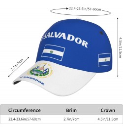 el Salvador hat 3D Print Classic Baseball Cap Snapback Flat Bill Hip Hop Hats Fashion El Salvador 1 $14.79 Baseball Caps