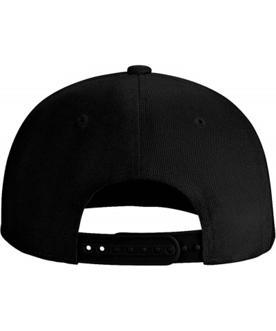 Here Comes Santa Paws Snapback Hats for Men Baseball Cap Trucker Hat Flat Brim Hats Black $10.49 Baseball Caps