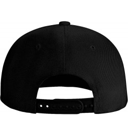 Here Comes Santa Paws Snapback Hats for Men Baseball Cap Trucker Hat Flat Brim Hats Black $10.49 Baseball Caps