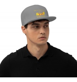 Vietnam CH-47 Chinook Unisex Flat Brim Visor hat Adjustable Baseball Cap Gray $12.88 Baseball Caps