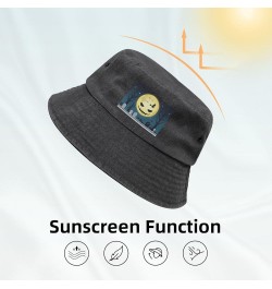 Spooky Halloween Scenery Map Bucket Hat for Women Men Summer Travel Sun Hat Outdoor Cap Funny Bucket Hats Black $12.23 Bucket...