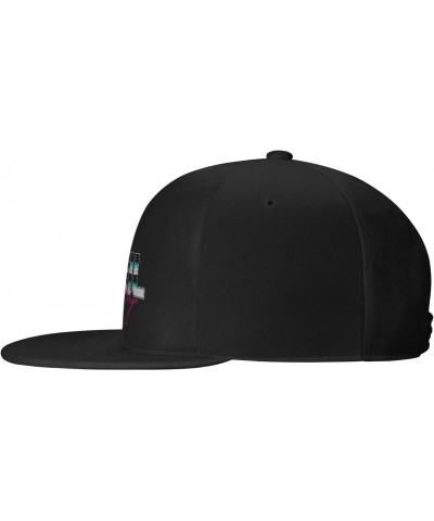 Veil of Band Maya Hat Flat-Brimmed Baseball Cap Sun Hat Snapback Hip Hop Cap for Men and Women Black $12.59 Baseball Caps