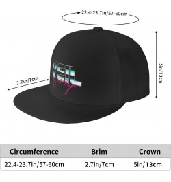 Veil of Band Maya Hat Flat-Brimmed Baseball Cap Sun Hat Snapback Hip Hop Cap for Men and Women Black $12.59 Baseball Caps