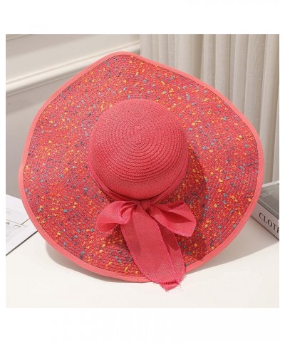 Women's Church Fascinator Bridal Tea Party Wedding Hat Chew Hat Watermelon Red-c $7.34 Sun Hats