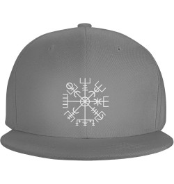 Men Women Adjustable Baseball Caps, Viking Compass Symbol Unisex Plain Hats Vintage Trucker Dad Cap Black Gray $11.88 Basebal...