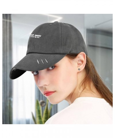 I'm Not Angry This is Just My Face Baseball Cap Women's Hats & Caps Dark Grey Golf Hat Gifts for Dad Golf Hats $11.94 Basebal...