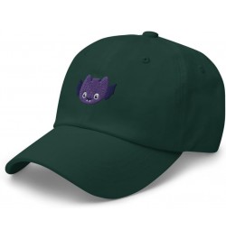 Kawaii Bat Hat (Embroidered Dad Cap) Cute Halloween Bat Hats Spruce $21.35 Baseball Caps