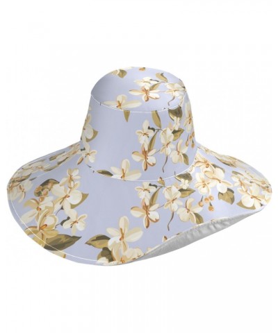 Vintage Flower Pattern Women Sun Visors Hat Summer Foldable Wide Brim Beach Hat Sun Protective $11.87 Sun Hats