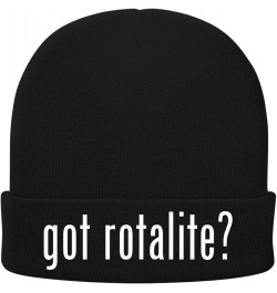 got Rotalite? - Soft Adult Beanie Cap Black $17.50 Skullies & Beanies