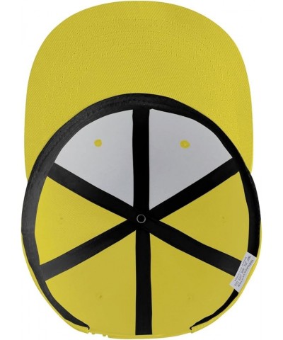 Casual Baseball Cap, Adjustable Outdoor Sport Casquette for Men Women Yellow $9.86 Baseball Caps