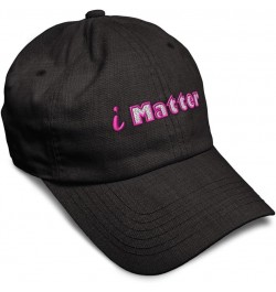 Soft Baseball Cap I Matter Style B Cotton Dad Hats for Men & Women Dark Denim $11.60 Baseball Caps