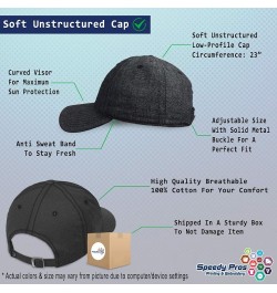 Soft Baseball Cap I Matter Style B Cotton Dad Hats for Men & Women Dark Denim $11.60 Baseball Caps