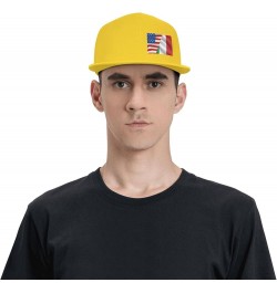 Casual Baseball Cap, Adjustable Outdoor Sport Casquette for Men Women Yellow $9.86 Baseball Caps