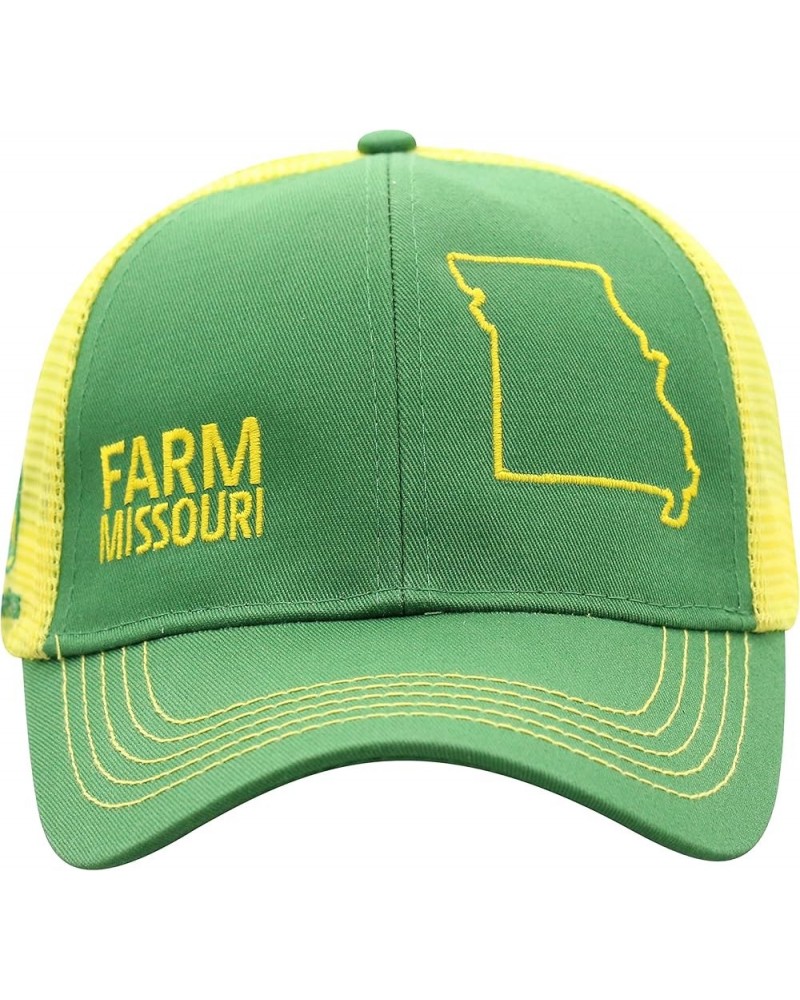 Farm State Pride Contrast Mesh Back Core Baseball Cap Missouri $16.79 Baseball Caps