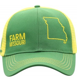 Farm State Pride Contrast Mesh Back Core Baseball Cap Missouri $16.79 Baseball Caps