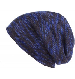 Ladies Built-in Plus Cashmere Knitted Beanie Men's Cycling Winter Hat (Color : Gray) 23cm Blue $18.07 Skullies & Beanies