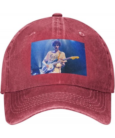 Finn Wolfhard Casquette Baseball Cap Cowboy Unisex Denim Adults Denim Hat Adjustable Size Black Red $9.67 Baseball Caps