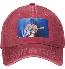 Finn Wolfhard Casquette Baseball Cap Cowboy Unisex Denim Adults Denim Hat Adjustable Size Black Red $9.67 Baseball Caps