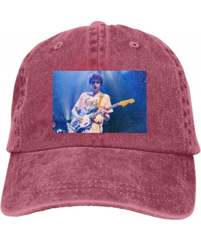 Finn Wolfhard Casquette Baseball Cap Cowboy Unisex Denim Adults Denim Hat Adjustable Size Black Red $9.67 Baseball Caps