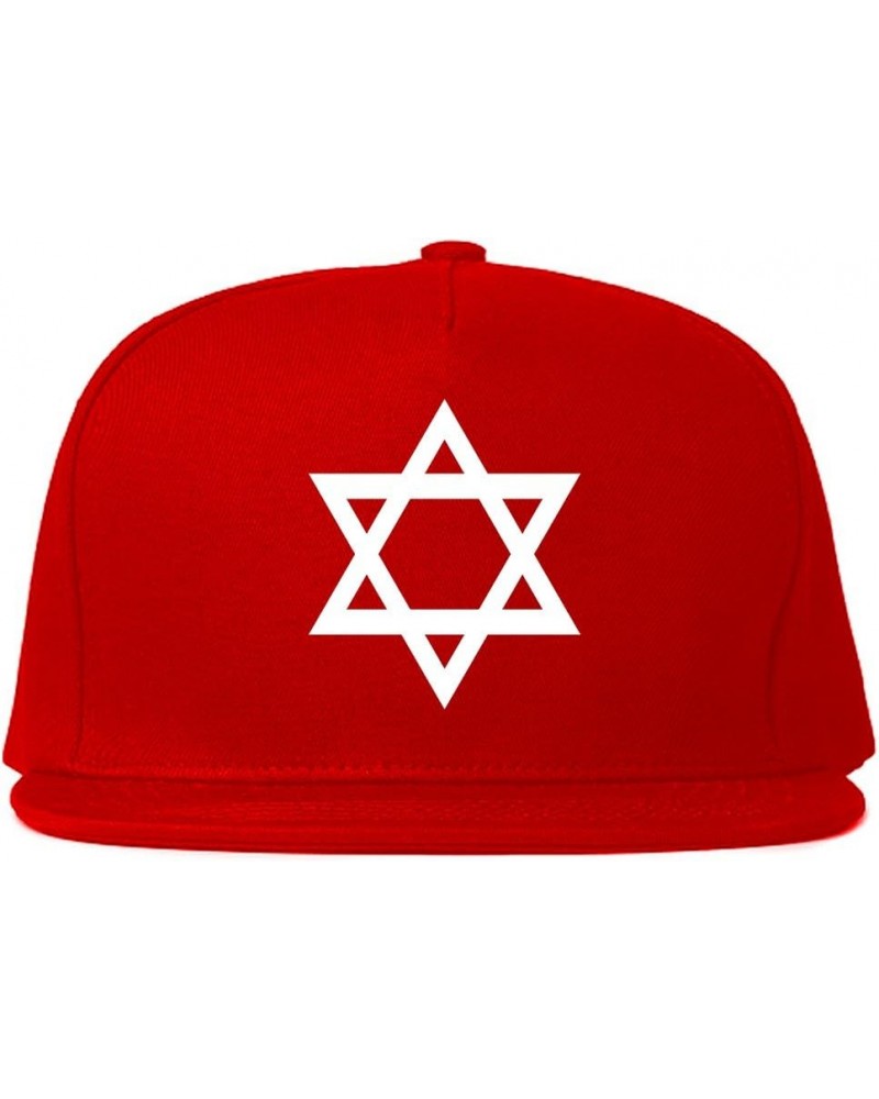 Star of David Chest Snapback Hat Cap Red $16.11 Baseball Caps