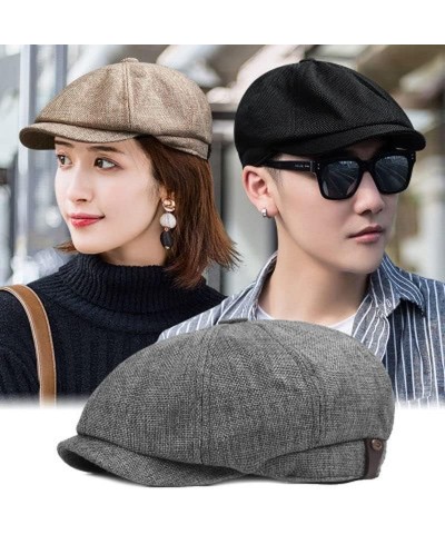 Men Casual Newsboy Hat Wild Casual Hats Retro Beret Hats Unisex Wild Cabbie Hat (Color : C, Size : 58-60cm) 58-60cm A $99.35 ...