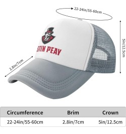 Austin Peay State University Trucker Hats for Both Men and Women - Mesh Baseball Snapback Hats Gray $9.44 Baseball Caps