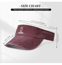 Emblem of Democratic Kampuchea It's in My DNA Sun Visor Hats for Women Men Adjustable Sports Sun Hats Cotton Golf Cap Red $13...