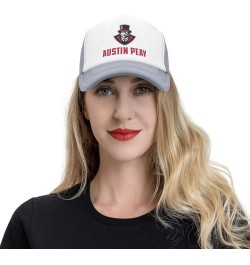 Austin Peay State University Trucker Hats for Both Men and Women - Mesh Baseball Snapback Hats Gray $9.44 Baseball Caps