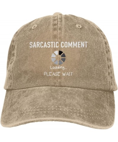 Hiking Hats for Women Funny Ball Hat for Women Tennis Hat Light Weight Sarcastic Comment Loading Please Wait Sports Cap Natur...