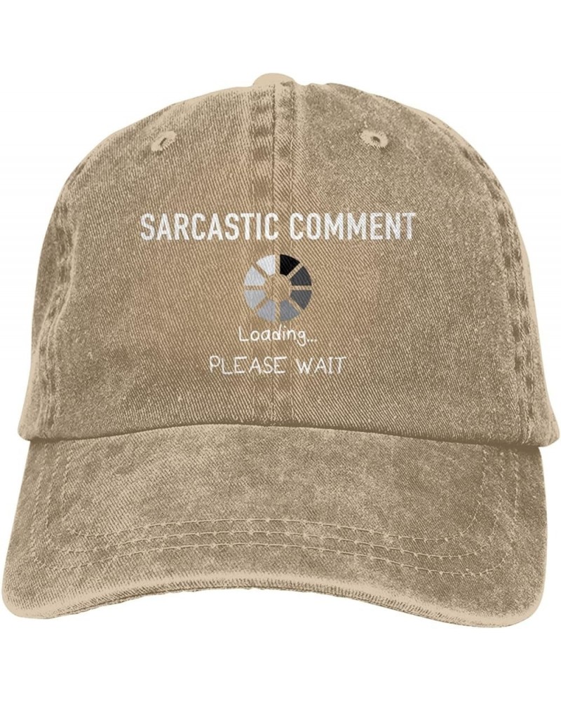 Hiking Hats for Women Funny Ball Hat for Women Tennis Hat Light Weight Sarcastic Comment Loading Please Wait Sports Cap Natur...