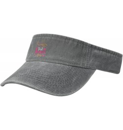 Mother s Sun Visor Hats for Women Men Sun Hat Cotton Golf Hat Vintage Baseball Cap Gray $13.30 Visors