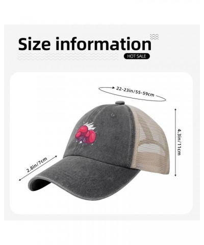 Red Gloves Baseball Cap Women Men Mesh Back Hats Vintage Cowboy Hat Dad Caps Deep Heather $11.12 Cowboy Hats