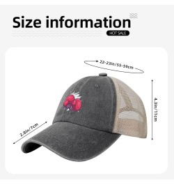 Red Gloves Baseball Cap Women Men Mesh Back Hats Vintage Cowboy Hat Dad Caps Deep Heather $11.12 Cowboy Hats