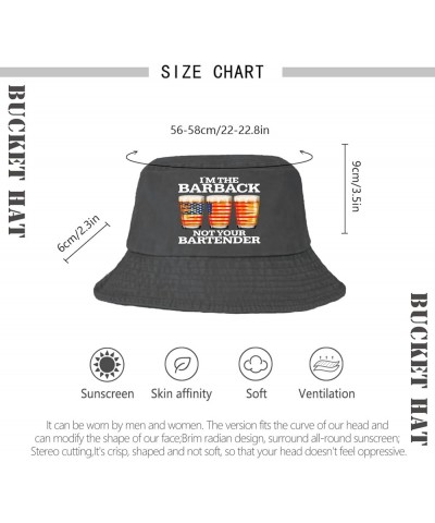 I'm Your Barback Not Your Bartender Bartending Bartender Hat for Women Funny Baseball Caps Trendy Washed Ball Caps Wash Black...