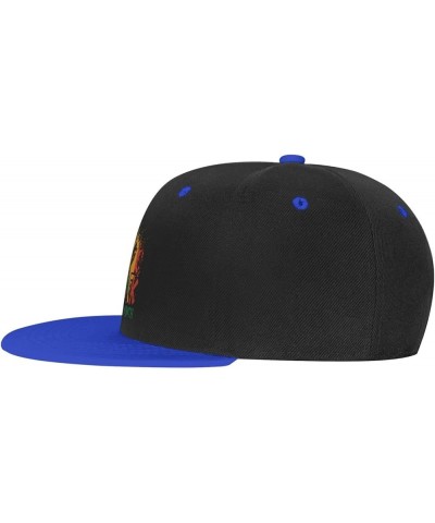 Black History Month Baseball Cap for Men Women Snapback Hat Adjustable Flat Bill Hats Blue $12.36 Baseball Caps