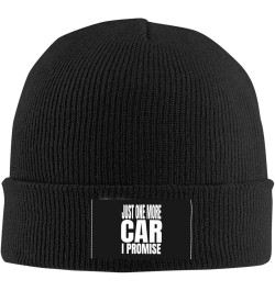 Just One More Car I Promise Knit Hat Men Women Winter Warm Knit Beanie Black Black $13.70 Skullies & Beanies